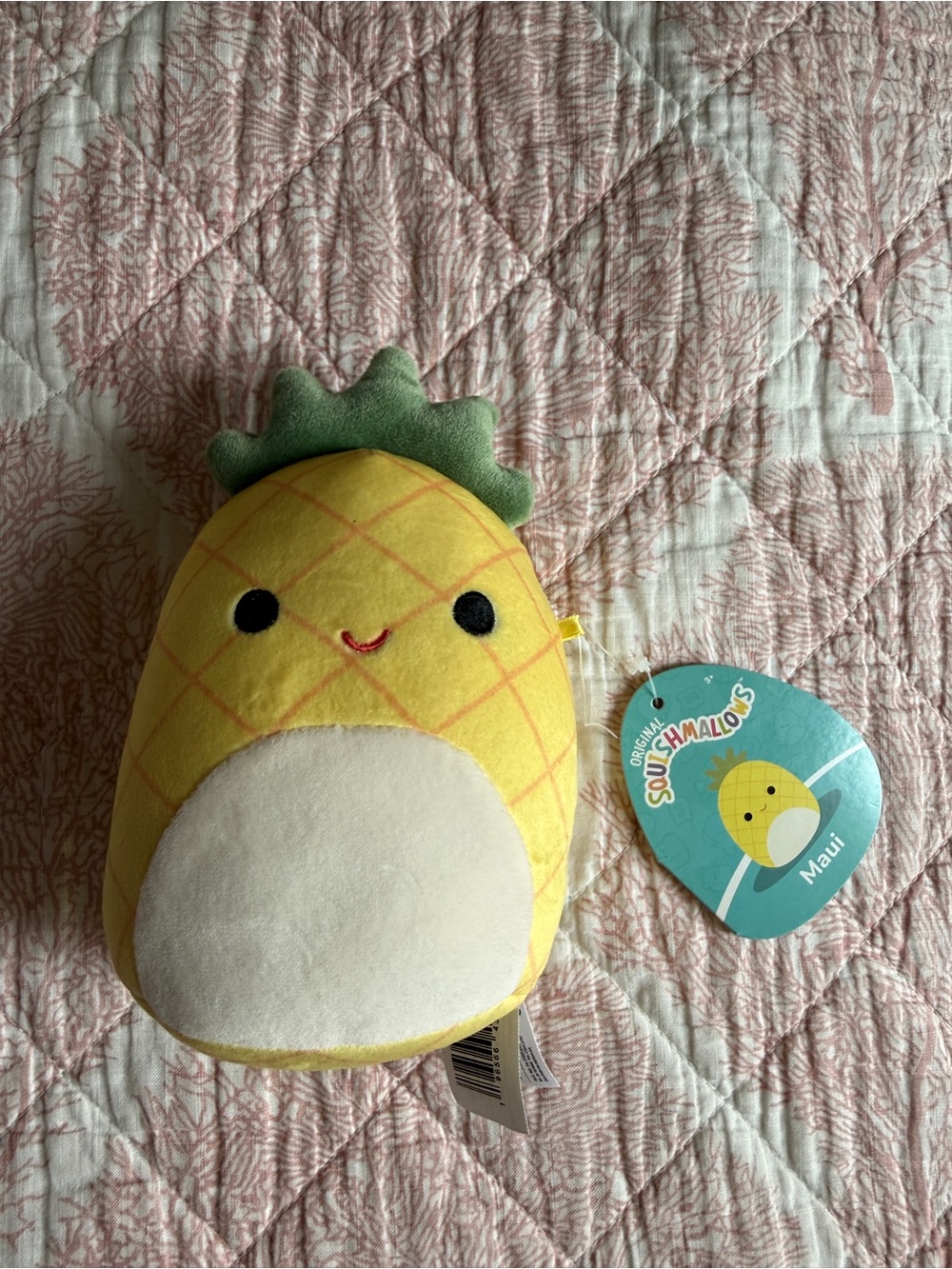 Squishmallows Maui Pineapple Plush - Yellow 8”